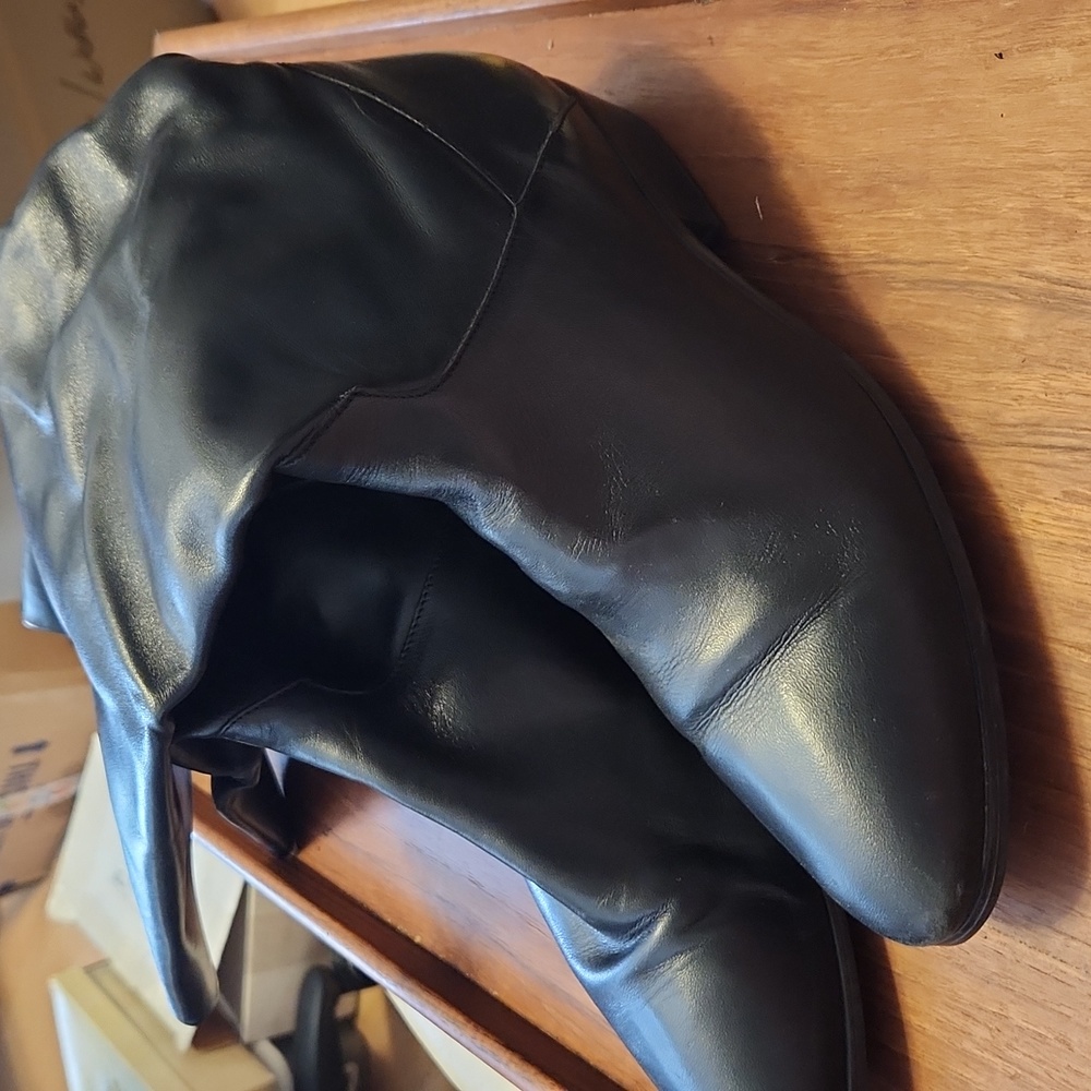 Black Leather Boots